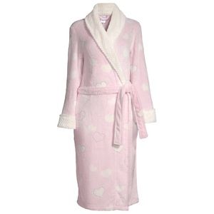 Pink Hearted Women Secret Treasure Fleece Robe